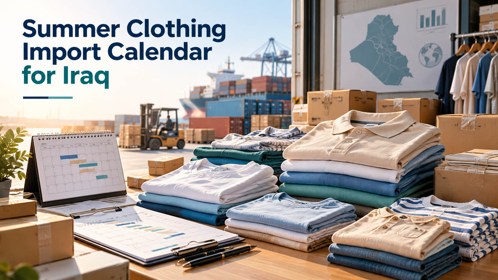 Summer Clothing Import Calendar for Iraq | Spider Textile